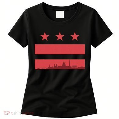 Vintage Washington Dc Retro Flag Women's T-Shirt