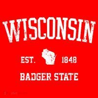 Vintage Wisconsin Est 1849 Badger State T-Shirt thumb 7