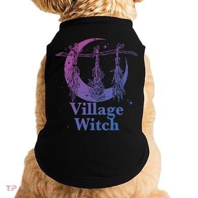 Village Witch Funny Saying Sarcastic Witchcraft Cool Witch Cool Gift Doggie Tank