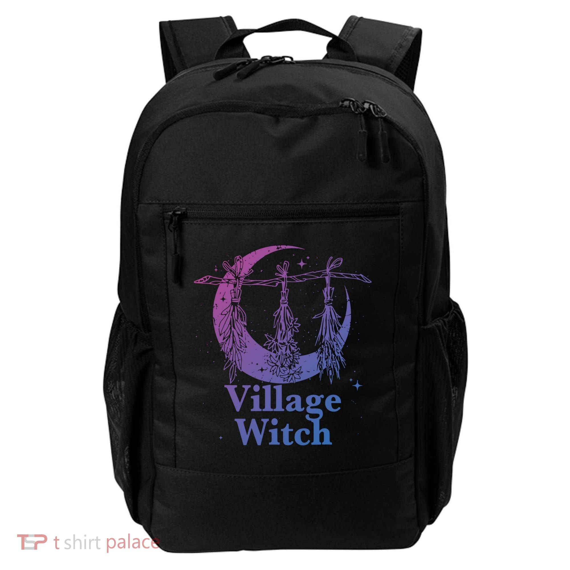 Village Witch Funny Saying Sarcastic Witchcraft Cool Witch Cool Gift Backpack