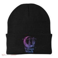 Village Witch Funny Saying Sarcastic Witchcraft Cool Witch Cool Gift Beanie thumb 0
