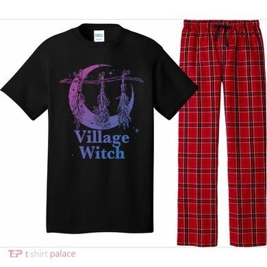 Village Witch Funny Saying Sarcastic Witchcraft Cool Witch Cool Gift Pajama Set
