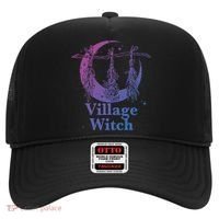 Village Witch Funny Saying Sarcastic Witchcraft Cool Witch Cool Gift Hat thumb 0