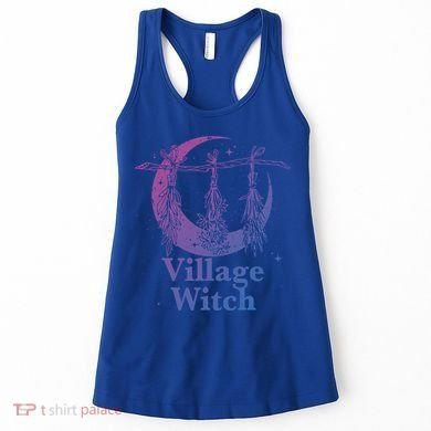 Village Witch Funny Saying Sarcastic Witchcraft Cool Witch Cool Gift Women's Tank Top