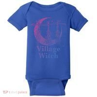 Village Witch Funny Saying Sarcastic Witchcraft Cool Witch Cool Gift Baby Bodysuit thumb 0