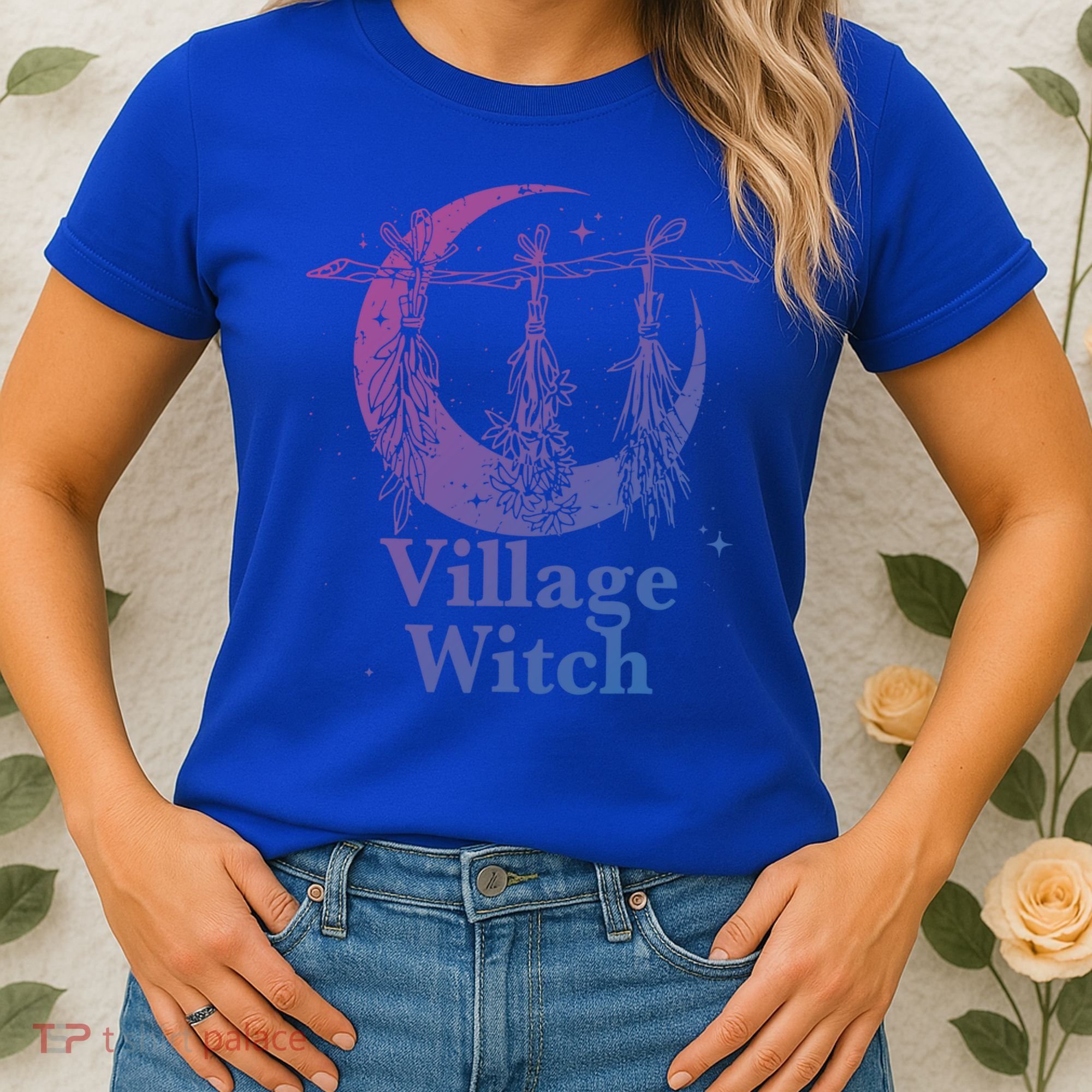 Village Witch Funny Saying Sarcastic Witchcraft Cool Witch Cool Gift Women's T-Shirt