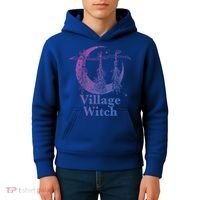Village Witch Funny Saying Sarcastic Witchcraft Cool Witch Cool Gift Kids Hoodie thumb 4