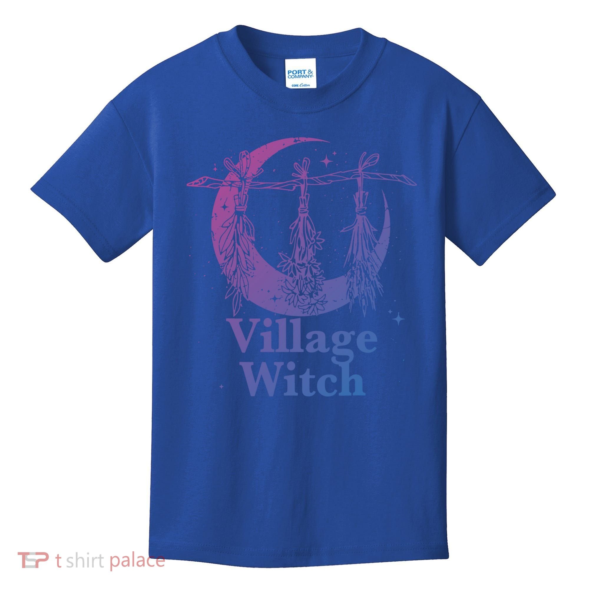 Village Witch Funny Saying Sarcastic Witchcraft Cool Witch Cool Gift Kids T-Shirt