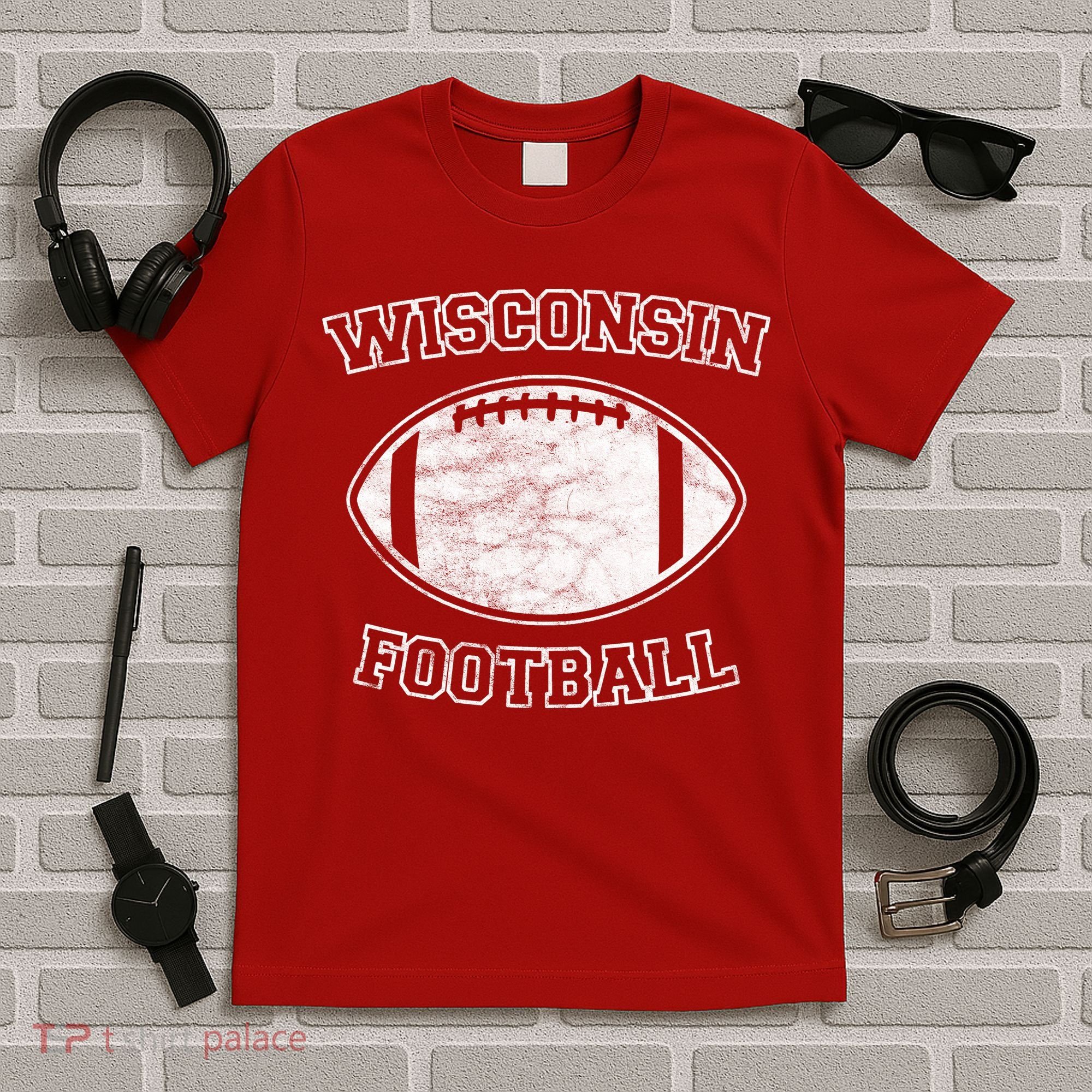 Vintage Wisconsin Football T-Shirt