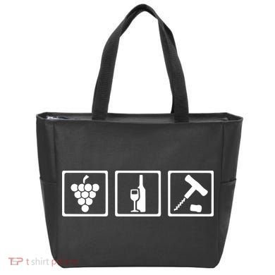 Vintner Wine Grapes Corkscrewv Tote Bag