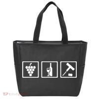 Vintner Wine Grapes Corkscrewv Tote Bag thumb 0