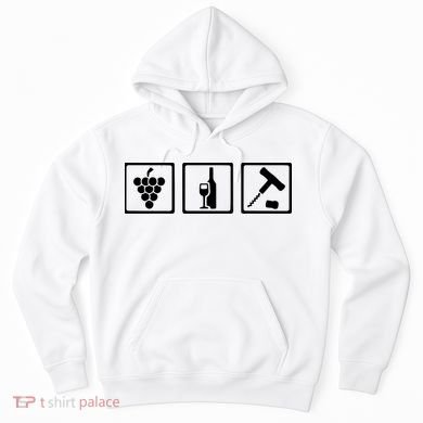 Vintner Wine Grapes Corkscrewv Hoodie
