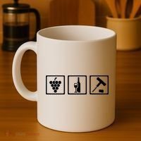 Vintner Wine Grapes Corkscrewv Coffee Mug thumb 4