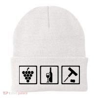 Vintner Wine Grapes Corkscrewv Beanie thumb 0