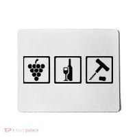Vintner Wine Grapes Corkscrewv Mousepad thumb 0