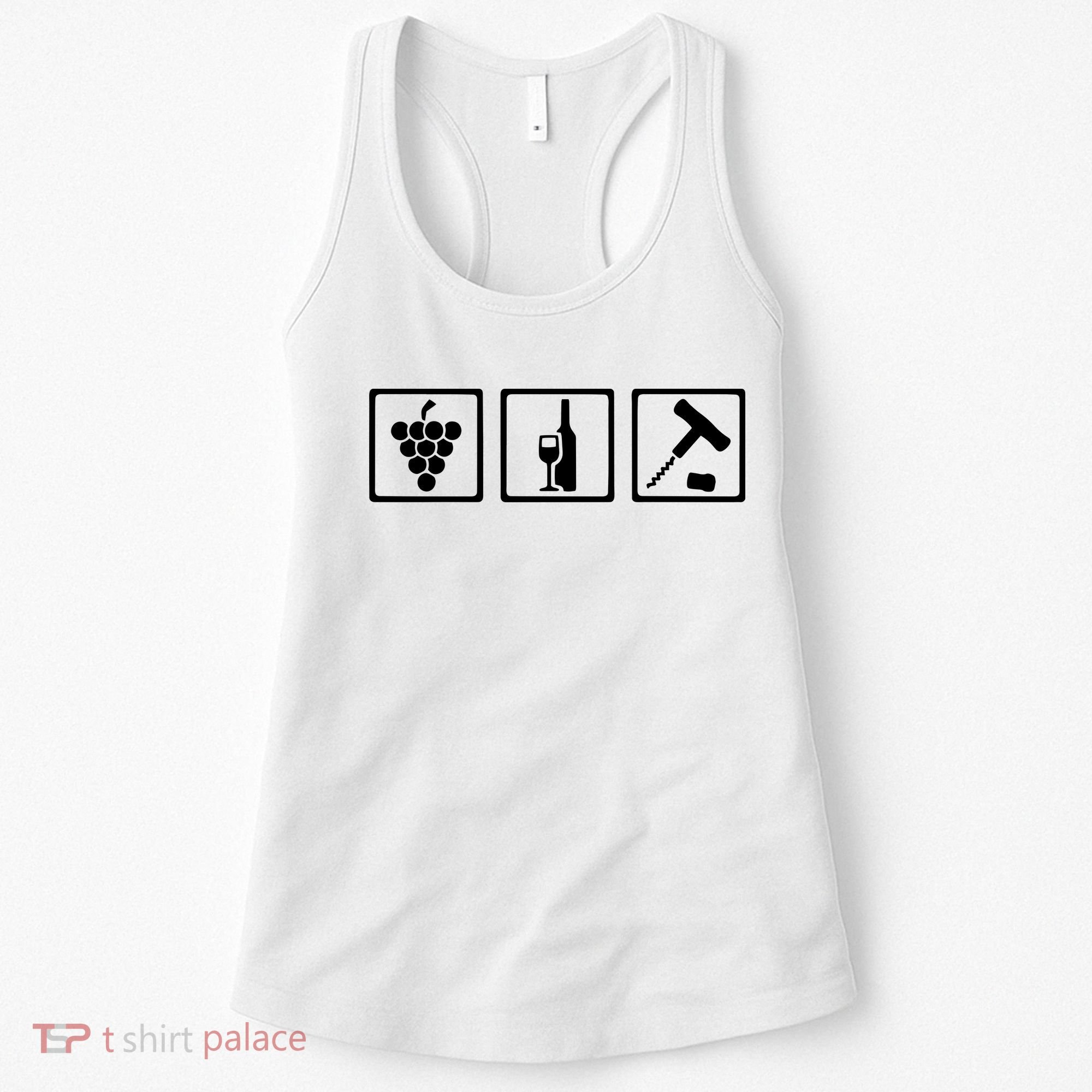 Vintner Wine Grapes Corkscrewv Women's Tank Top