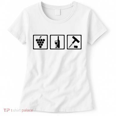 Vintner Wine Grapes Corkscrewv Women's T-Shirt