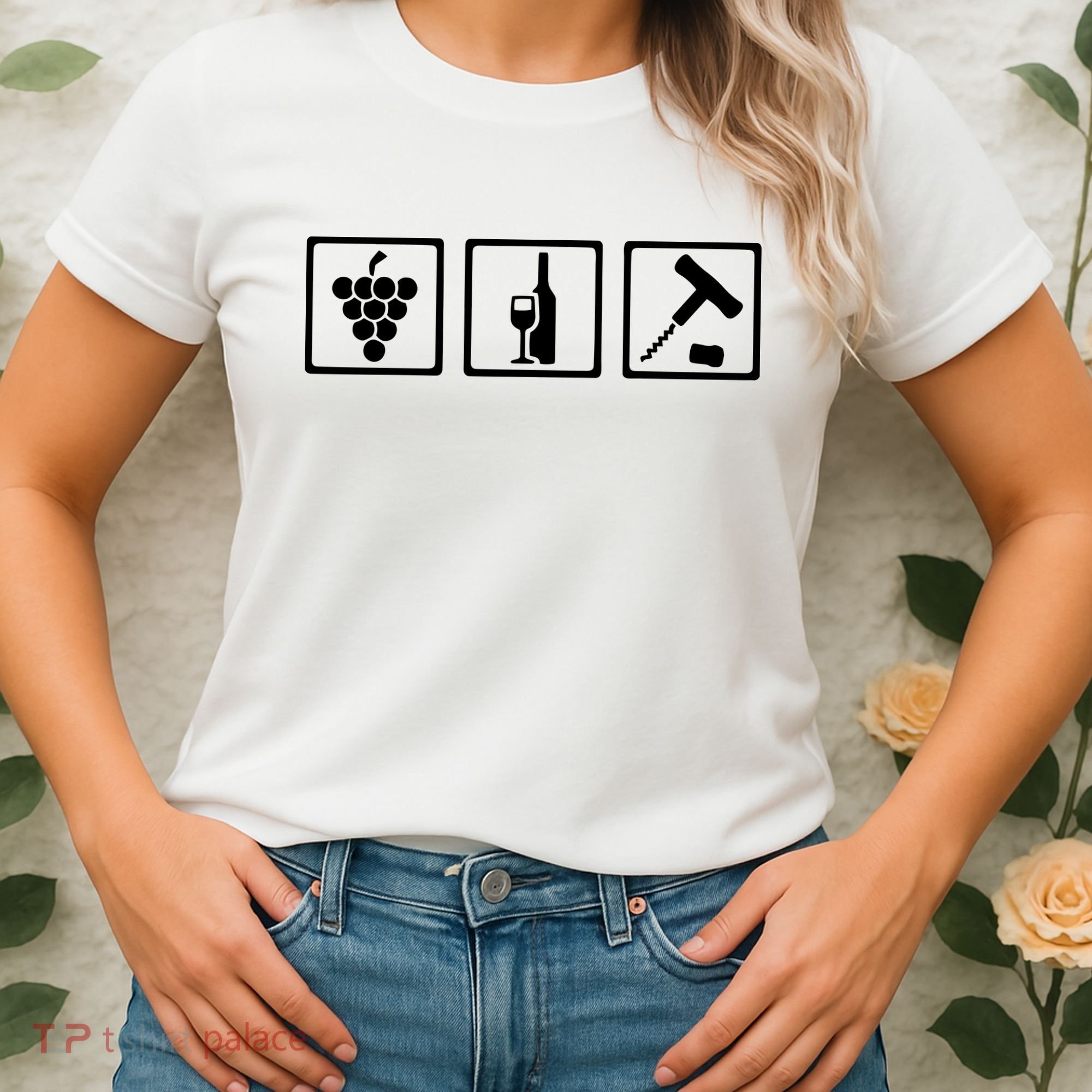 Vintner Wine Grapes Corkscrewv Women's T-Shirt