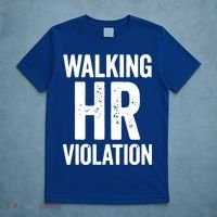 Vintage Walking HR Violation HR Human Resources Nightmare T-Shirt thumb 5
