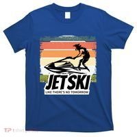 Vintage Water Jet Ski Fun Beach Retro Jet Ski Gift T-Shirt thumb 0