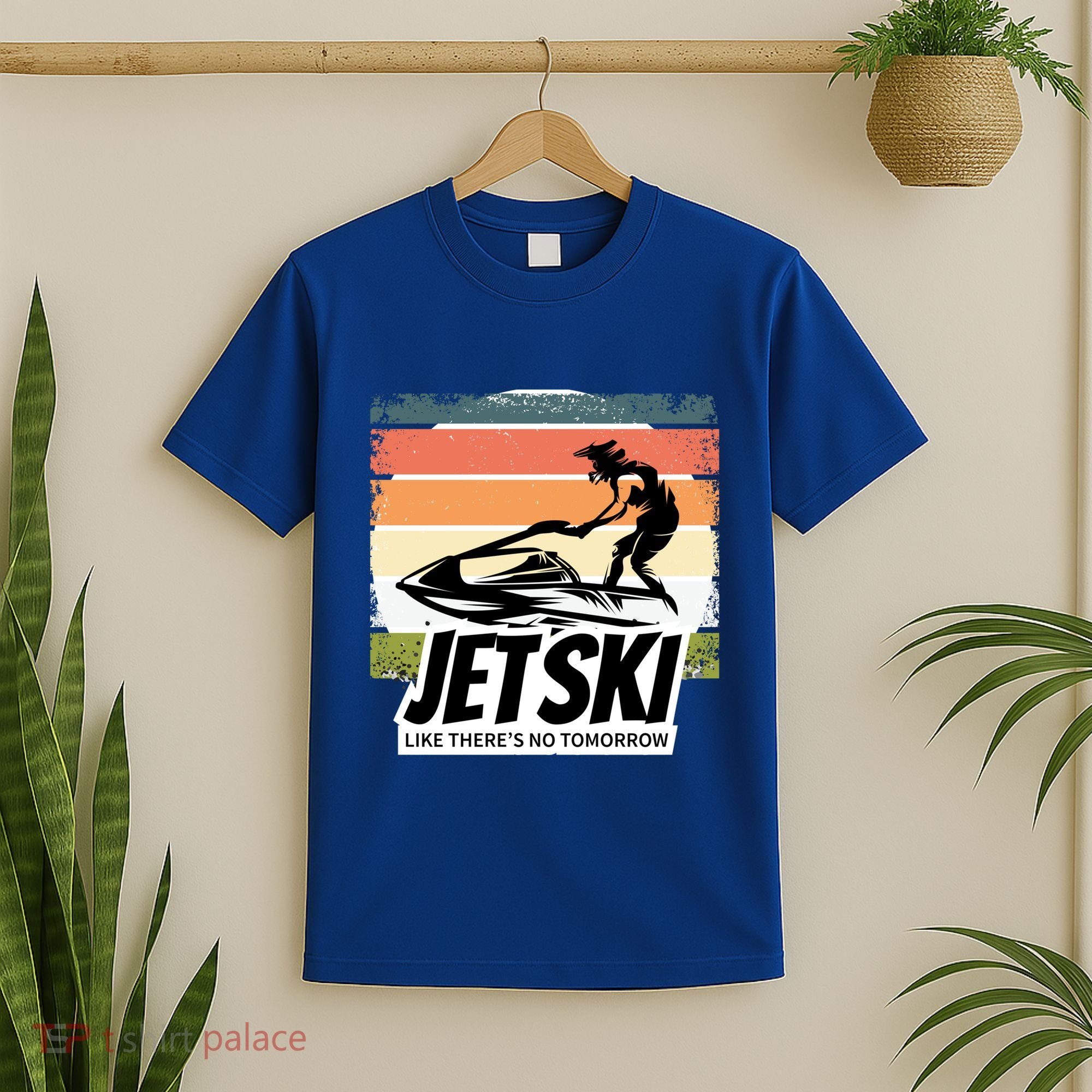 Vintage Water Jet Ski Fun Beach Retro Jet Ski Gift T-Shirt