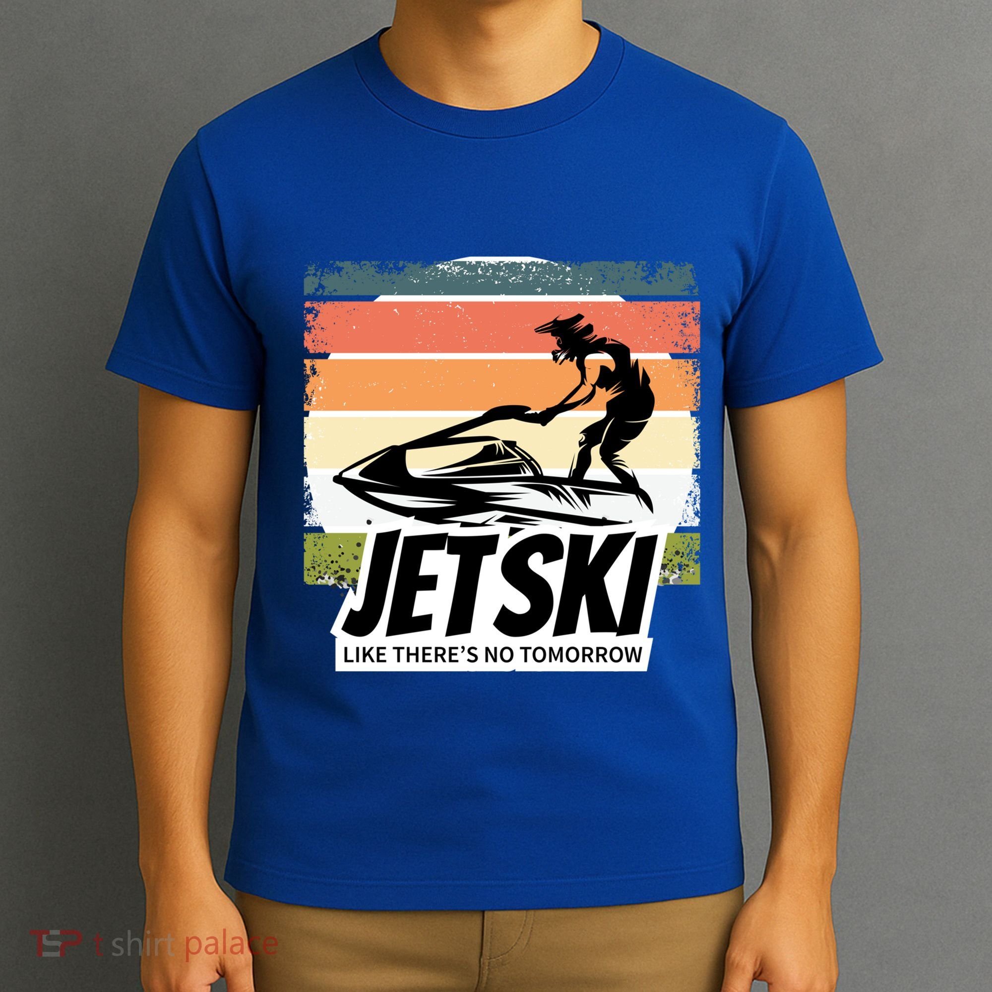 Vintage Water Jet Ski Fun Beach Retro Jet Ski Gift T-Shirt