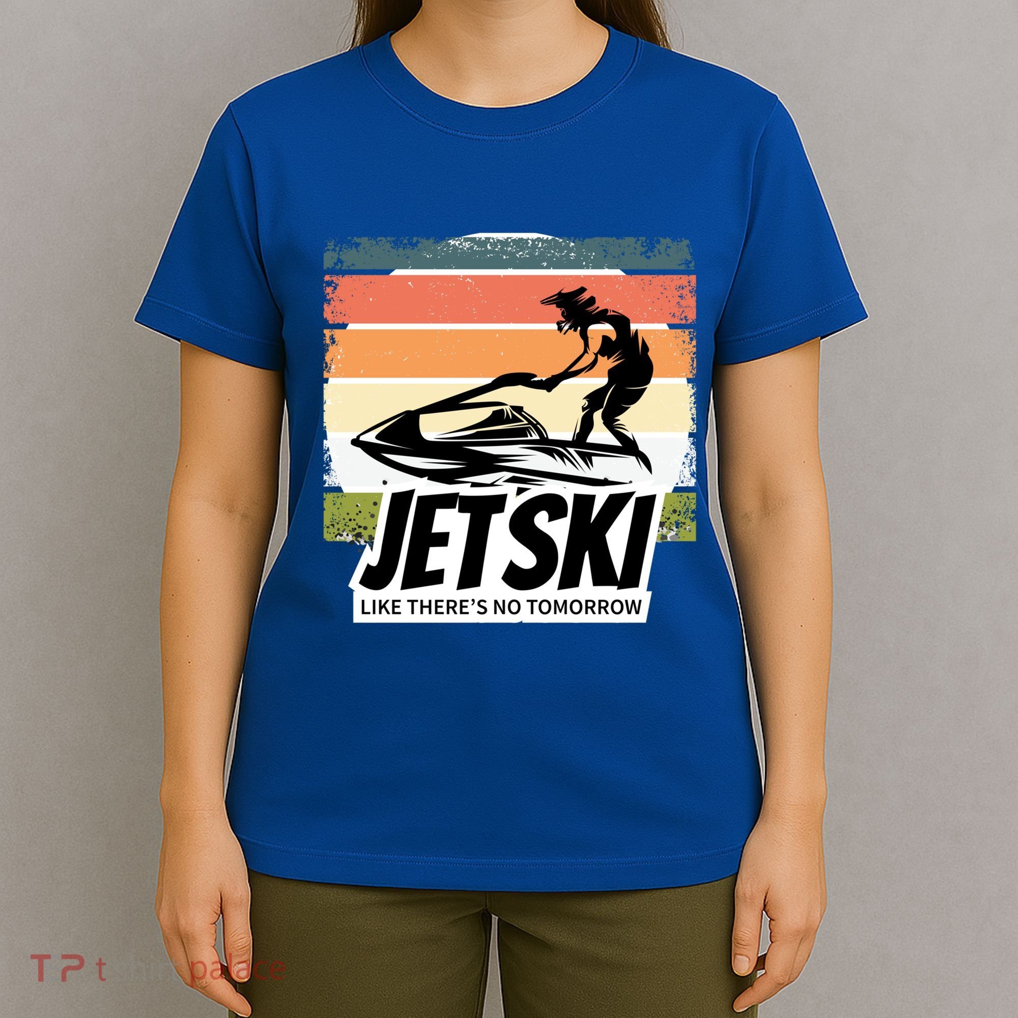 Vintage Water Jet Ski Fun Beach Retro Jet Ski Gift T-Shirt