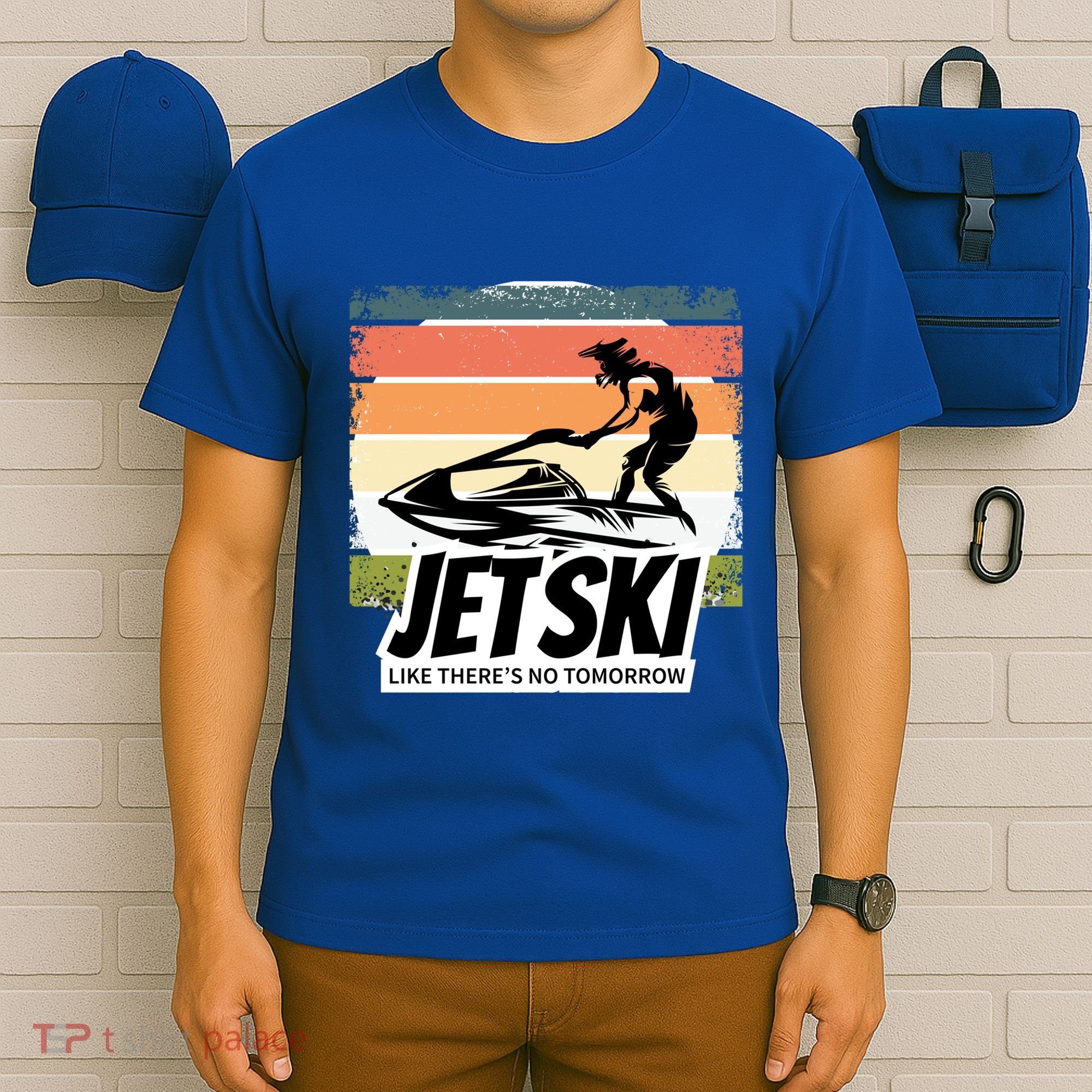 Vintage Water Jet Ski Fun Beach Retro Jet Ski Gift T-Shirt