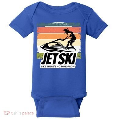 Vintage Water Jet Ski Fun Beach Retro Jet Ski Gift Baby Bodysuit