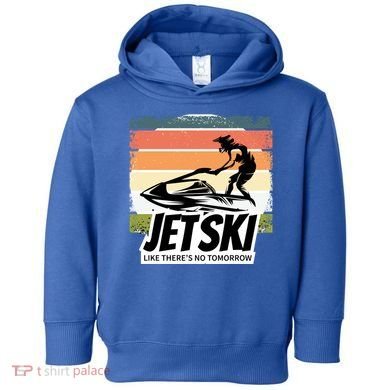 Vintage Water Jet Ski Fun Beach Retro Jet Ski Gift Toddler Hoodie