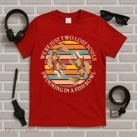 Vintage We're Just Two Lost Souls Swimming In A Fish Bowl Koi Fish T-Shirt thumb 5