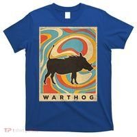 Vintage Warthog Lover Animal Retro Style Funny Gift T-Shirt thumb 0