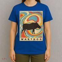 Vintage Warthog Lover Animal Retro Style Funny Gift T-Shirt thumb 4