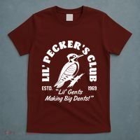 Vintage Woodpecker Lil Peckers Club Estd 1969 Lil Gents Making Big Dents T-Shirt thumb 5