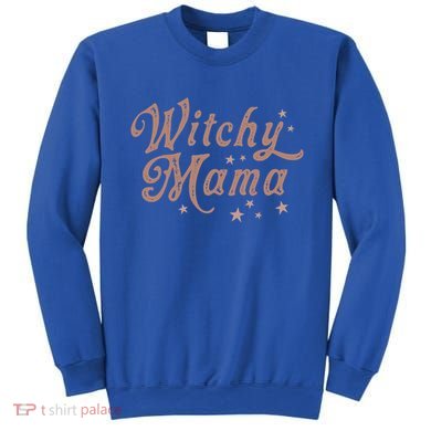 Vintage Witchy Mama Halloween Spooky Mom Witch Aesthetic Gift Sweatshirt
