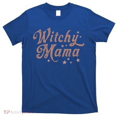 Vintage Witchy Mama Halloween Spooky Mom Witch Aesthetic Gift T-Shirt