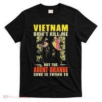 Vietnam War Orange Agent Military Victims Retired Soldiers T-Shirt thumb 0