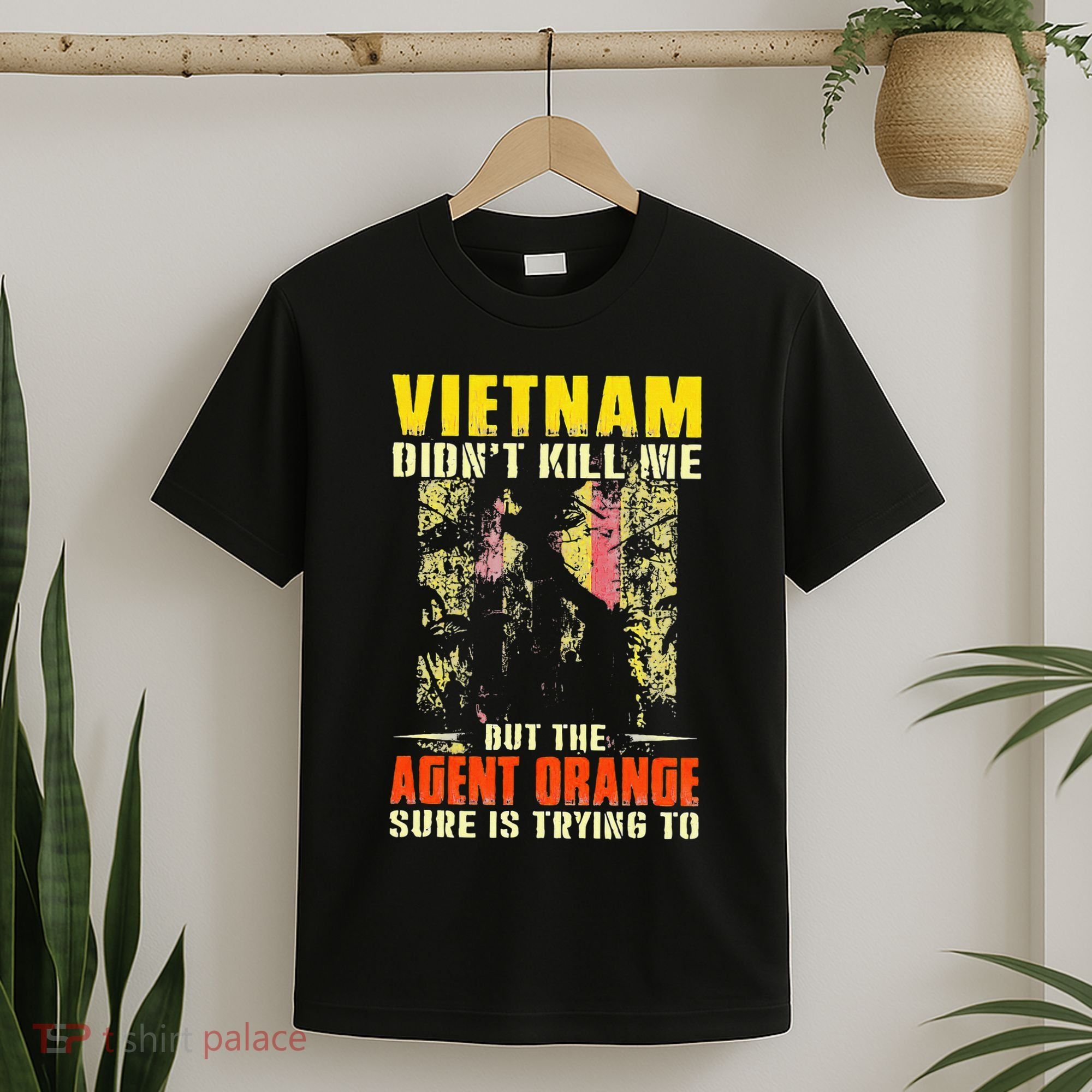 Vietnam War Orange Agent Military Victims Retired Soldiers T-Shirt