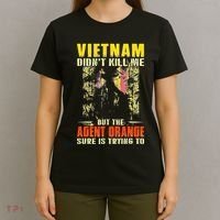 Vietnam War Orange Agent Military Victims Retired Soldiers T-Shirt thumb 4