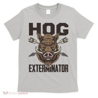 Vintage Wild Pig Hunt Hunting Hog Exterminator Boar Hunter T-Shirt