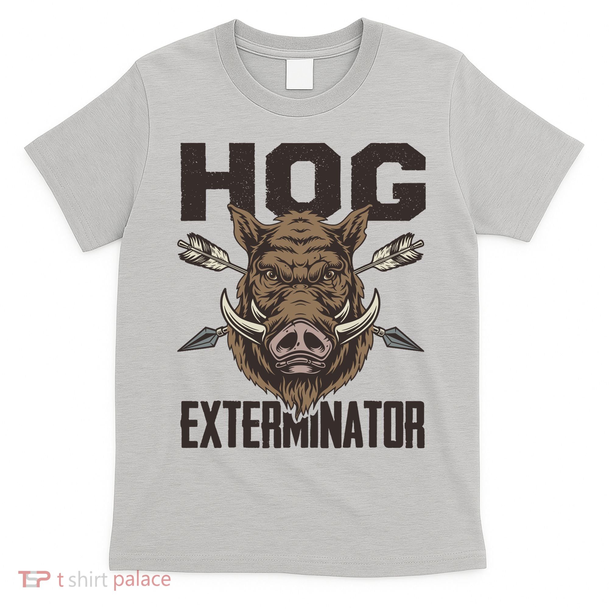 Vintage Wild Pig Hunt Hunting Hog Exterminator Boar Hunter T-Shirt