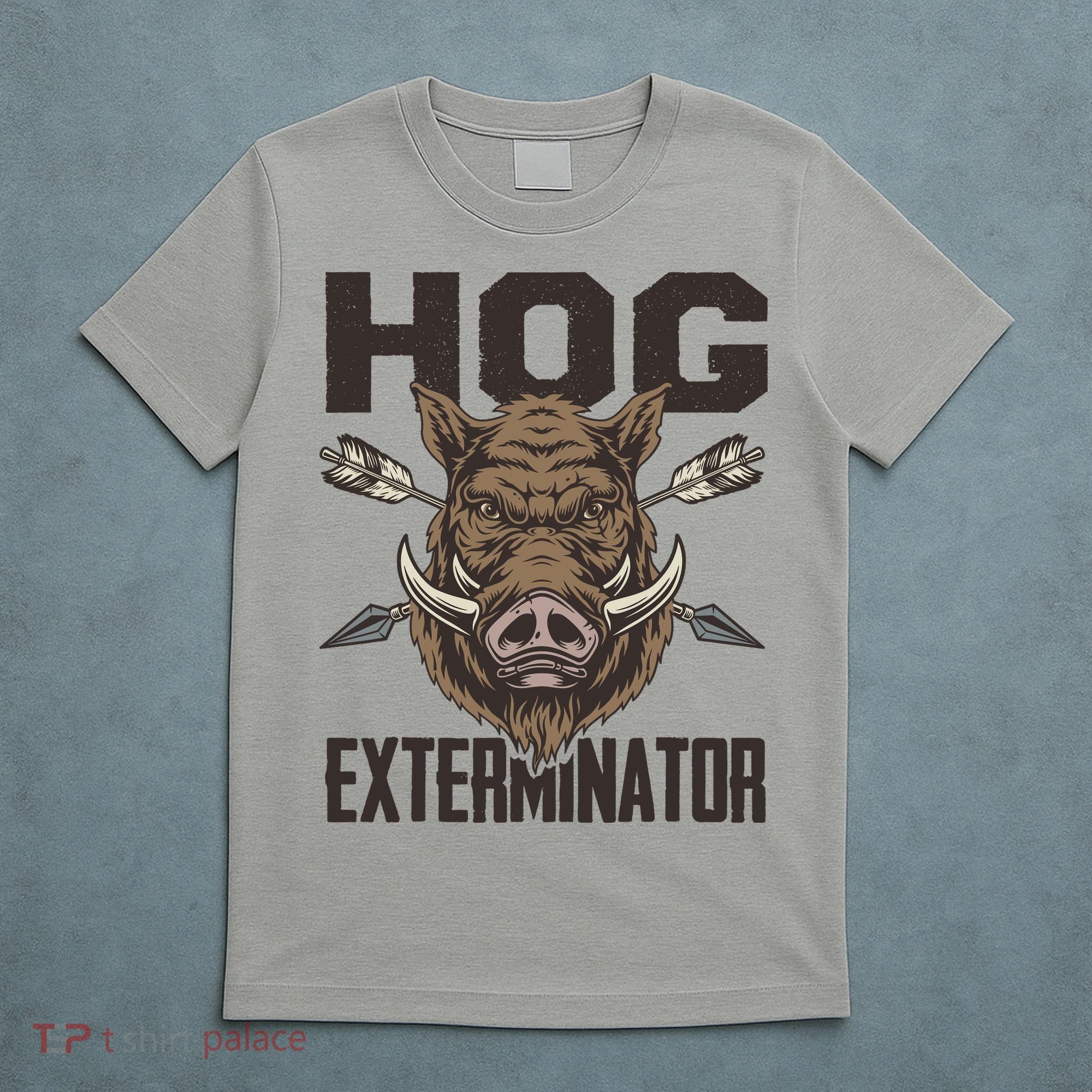 Vintage Wild Pig Hunt Hunting Hog Exterminator Boar Hunter T-Shirt