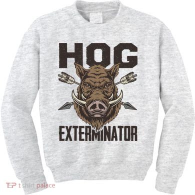 Vintage Wild Pig Hunt Hunting Hog Exterminator Boar Hunter Kids Sweatshirt