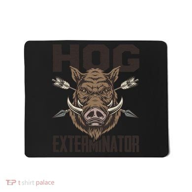 Vintage Wild Pig Hunt Hunting Hog Exterminator Boar Hunter Mousepad