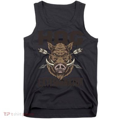 Vintage Wild Pig Hunt Hunting Hog Exterminator Boar Hunter Tank Top