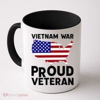 Vietnam War Proud Veteran Coffee Mug thumb 0