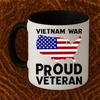 Vietnam War Proud Veteran Coffee Mug thumb 2