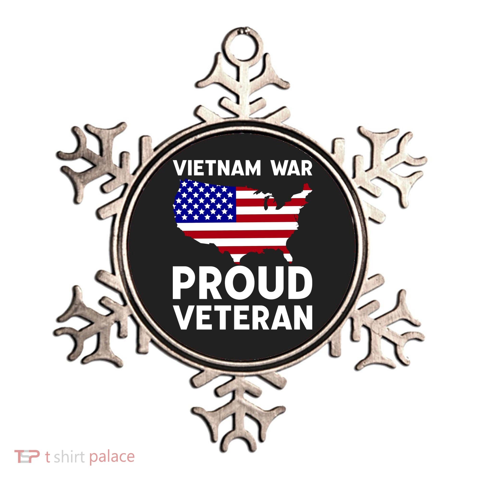 Vietnam War Proud Veteran Ornament