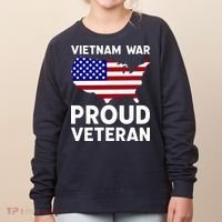 Vietnam War Proud Veteran Women's Sweatshirt thumb 0