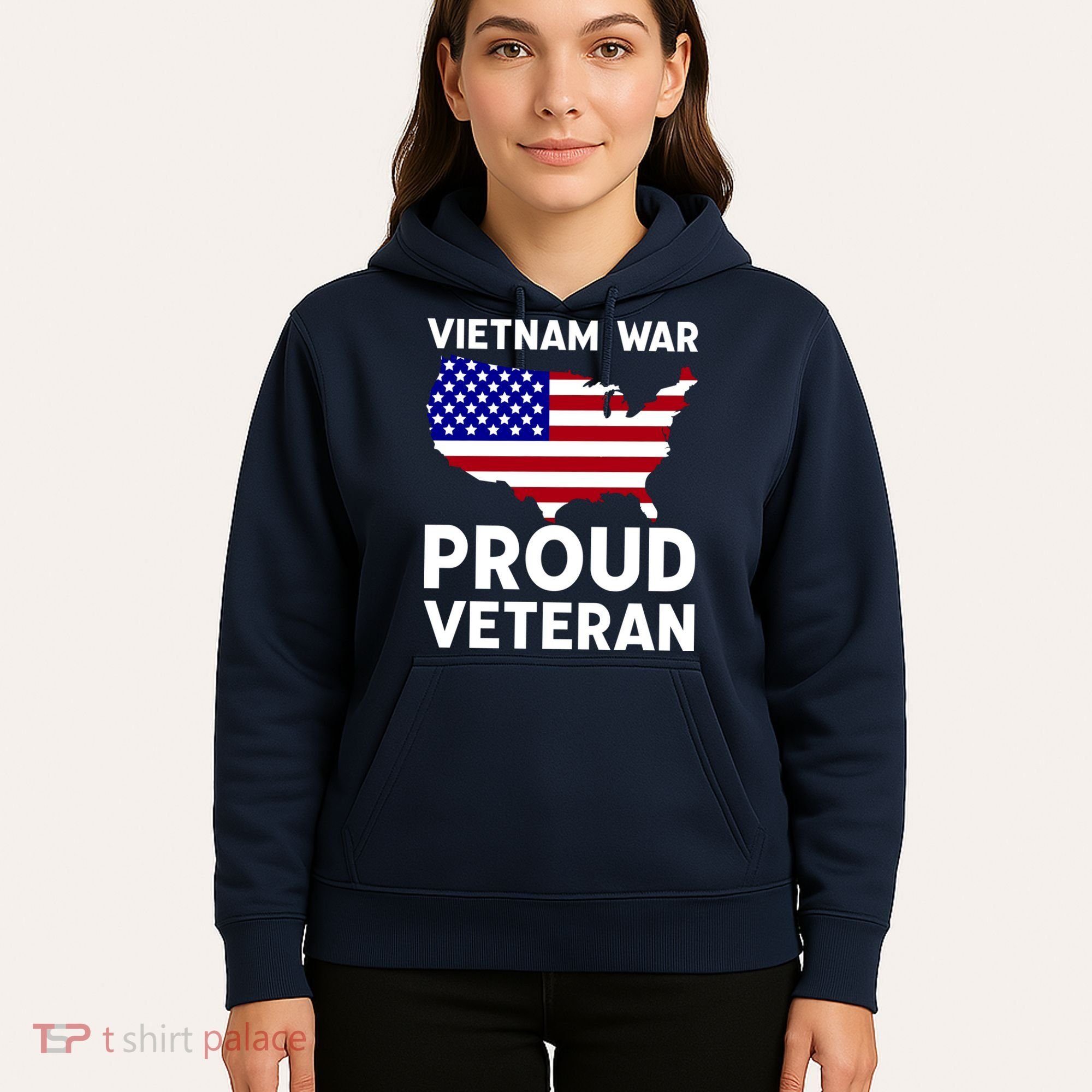 Vietnam War Proud Veteran Hoodie